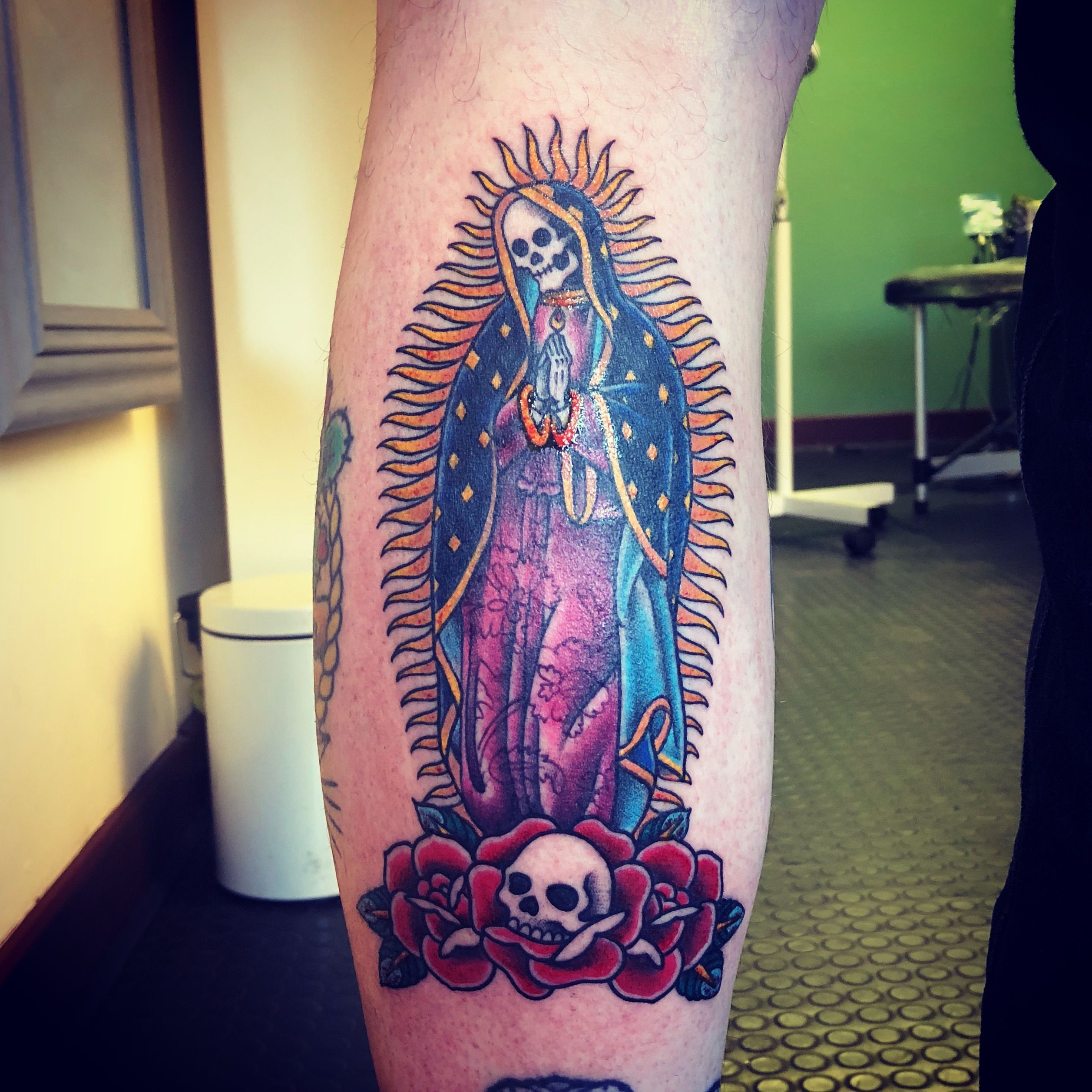 Top 78 Santa Muerte Tattoos For Females Latest In Cdgdbentre