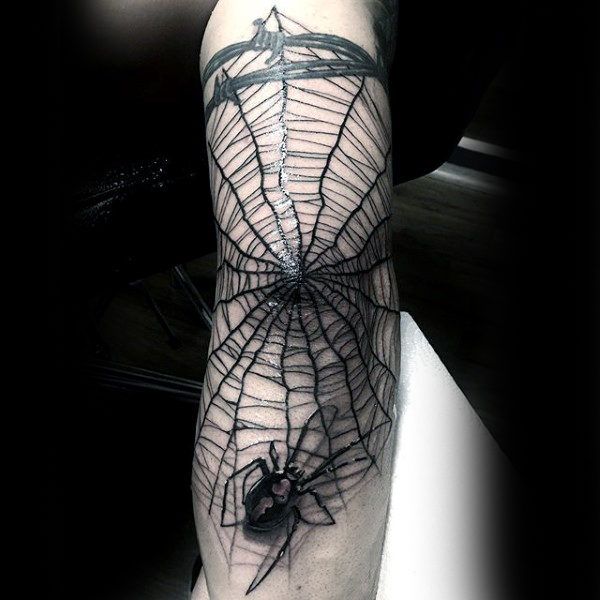 Top 79 Spider Web Tattoo Ideas 2021 Inspiration Guide