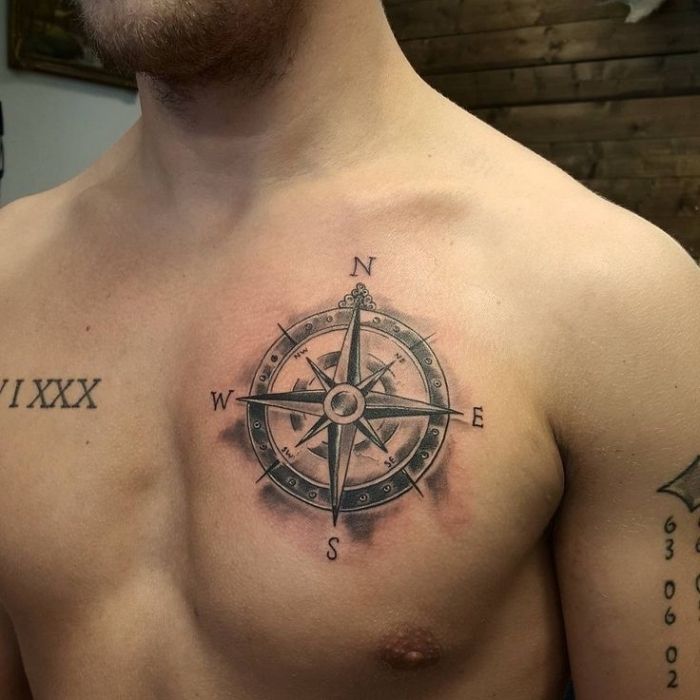 Top More Than 81 3D Tattoo Compass Best In Coedo Com Vn