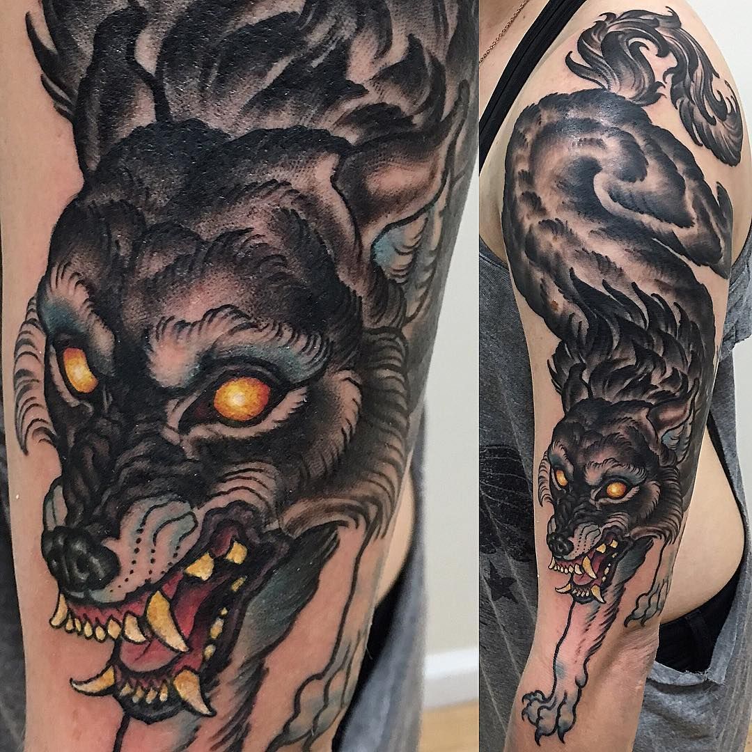 5 Meanings Behind the Trad Wolf Head Tattoo