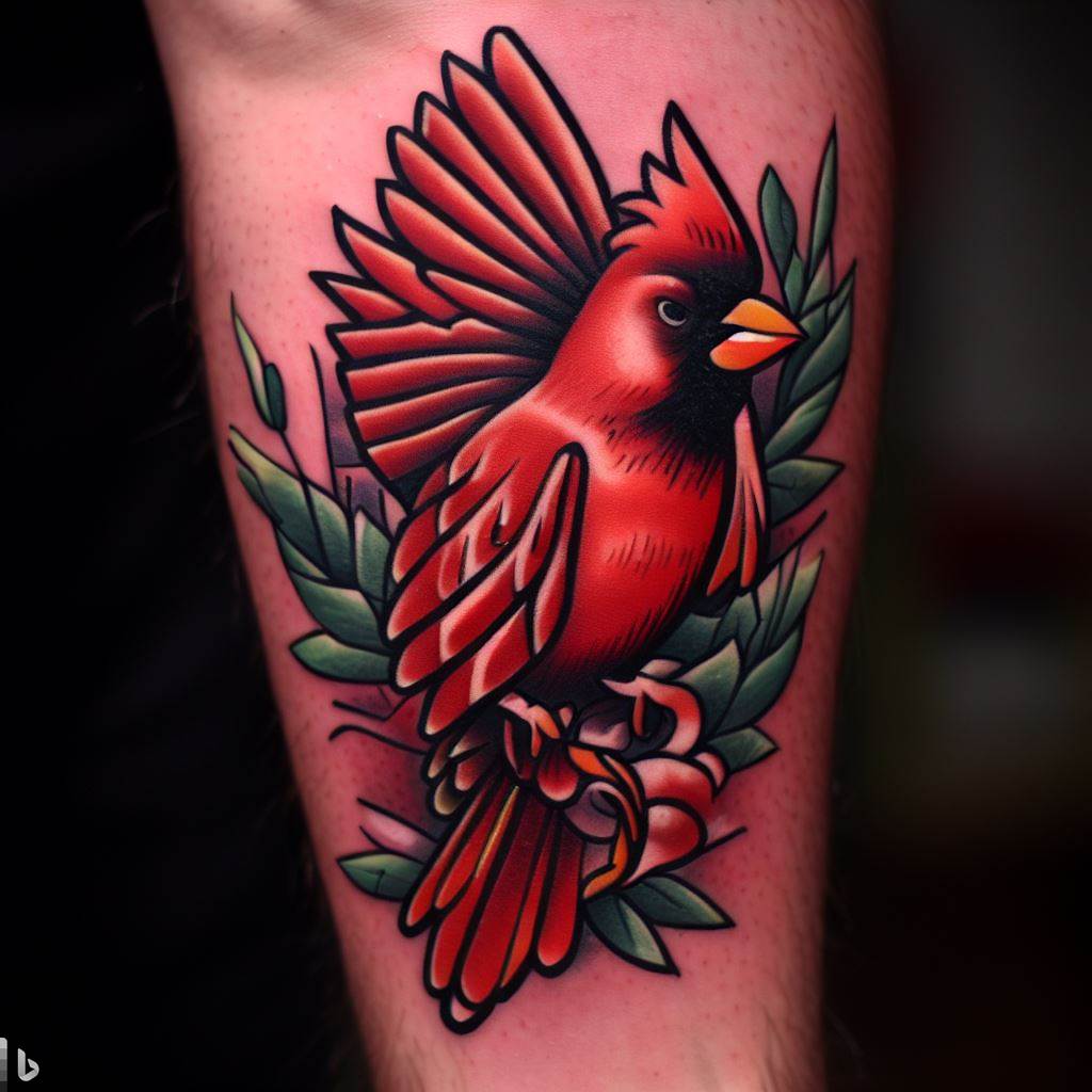 Traditional Cardinal Tattoo Timeless Symbolism And Style Your Own