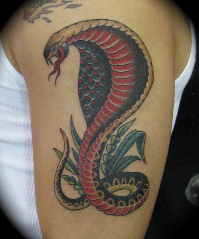 Traditional Cobra Tattoo