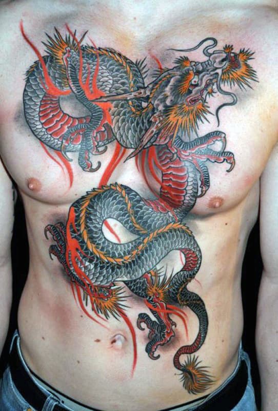 Traditional Dragon Tattoo Idea Asian Dragon Tattoo Chinese Dragon