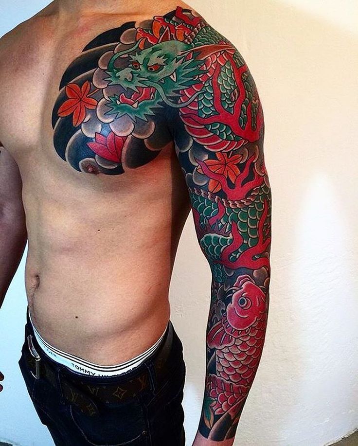 Traditional Japanese Sleeve Tattoo Best Tattoo Ideas Gallery