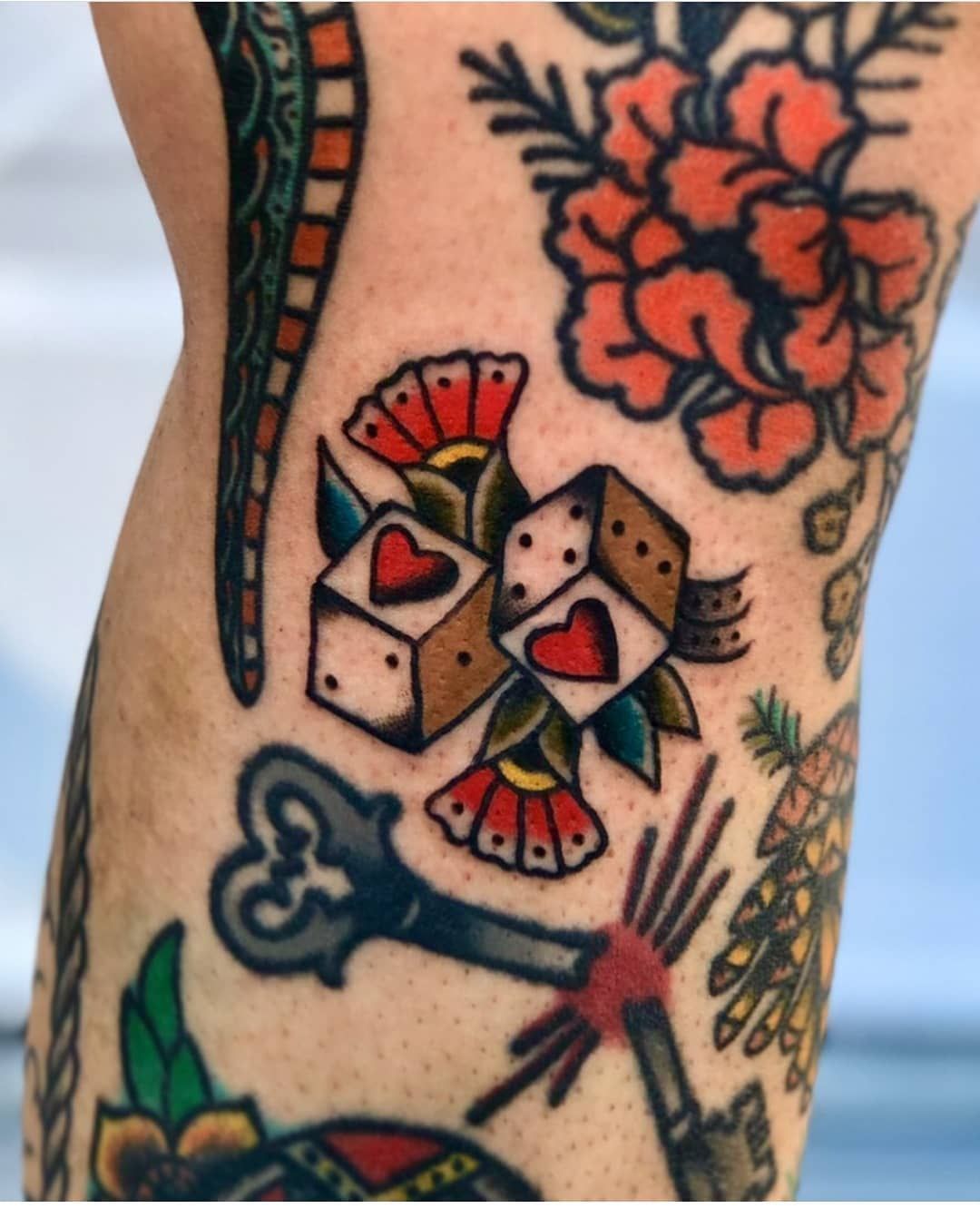 Traditional Small Gap Filler Tattoos