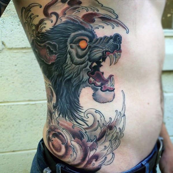 Traditional Werewolf Tattoo