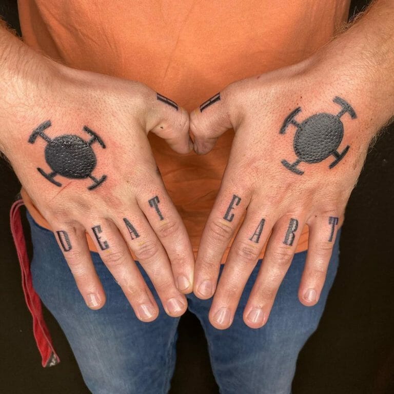 Trafalgar Law Hand Tattoos