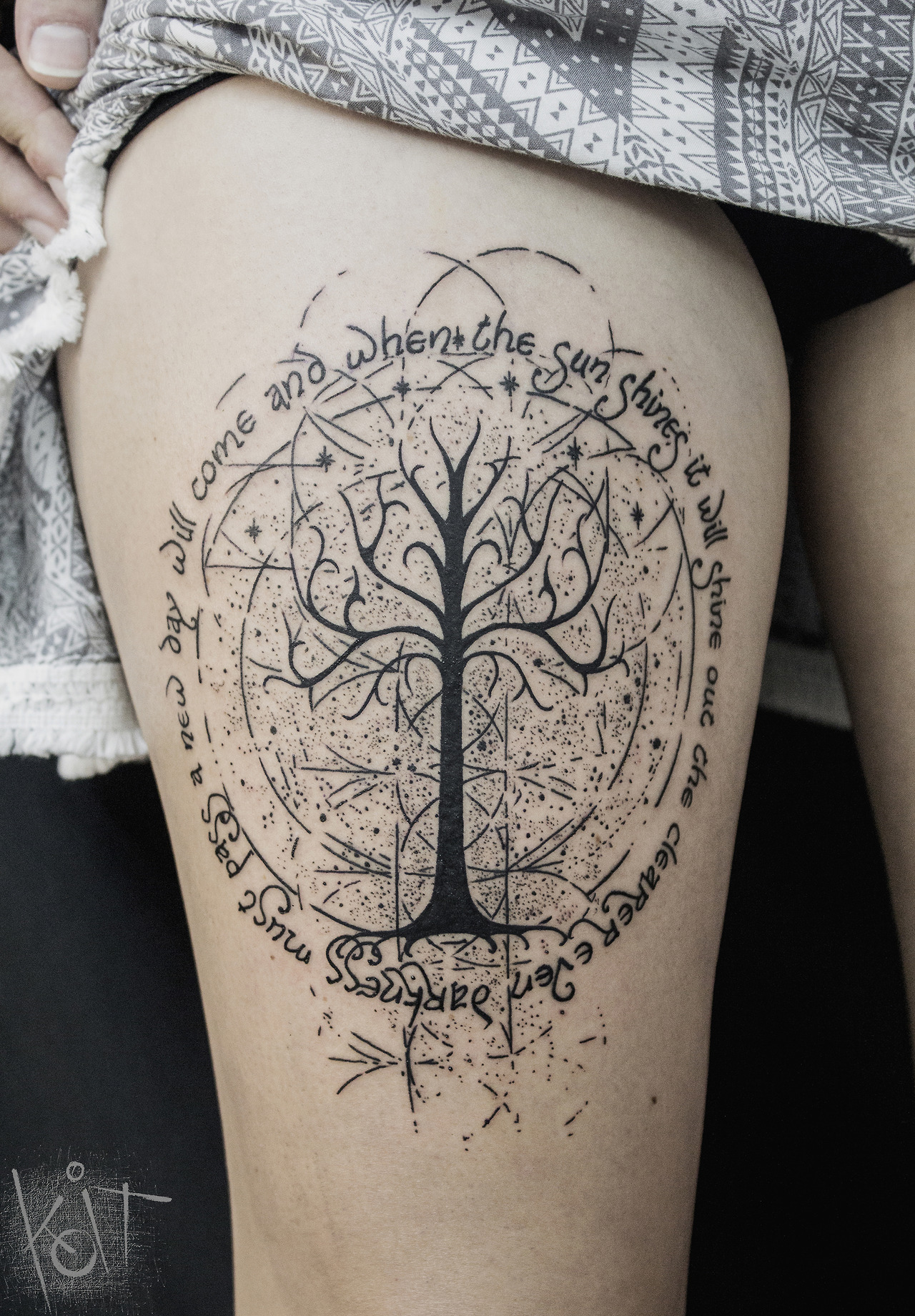 Tree of Gondor Tattoo Ideas: Meaning and Styles