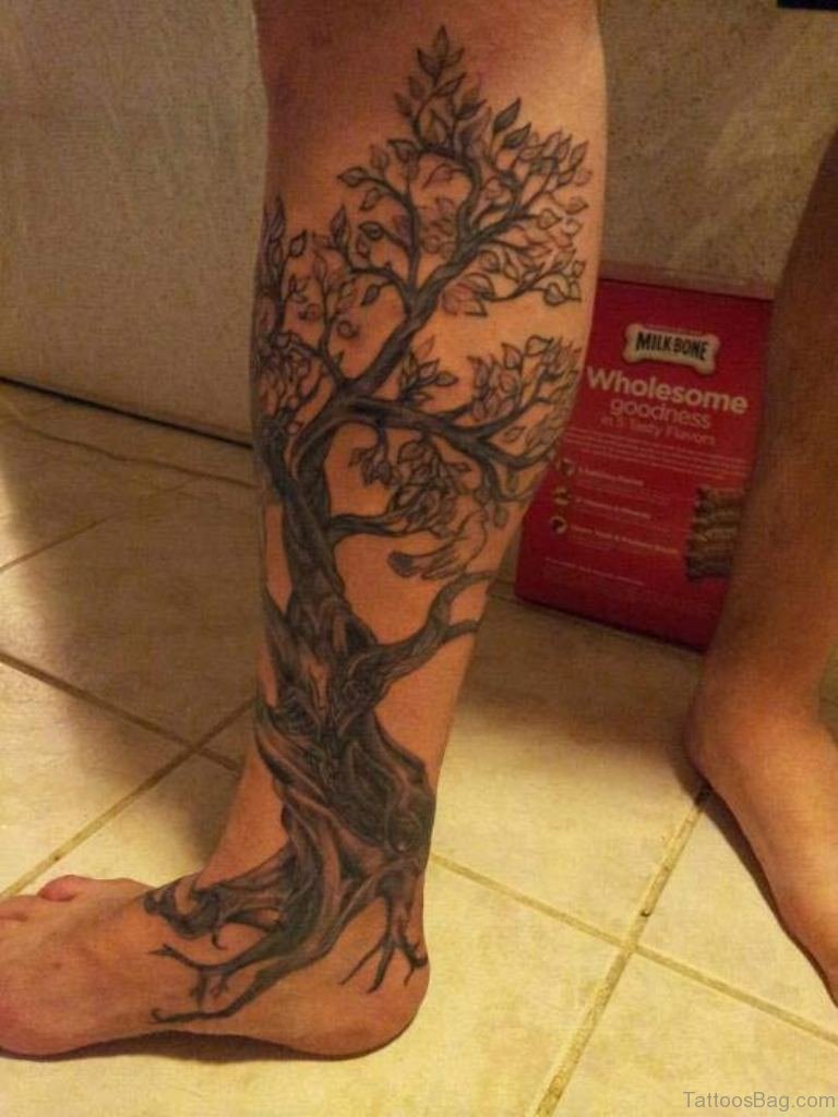 Exploring the Art of Tree On Leg Tattoo