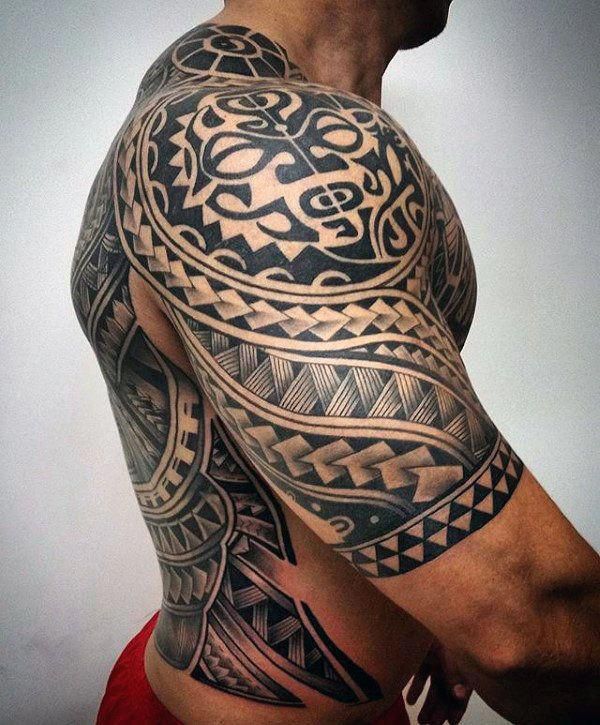 Tribal Body Art Rose Half Sleeve Tattoo By Matt Curtis Tribal Body Art