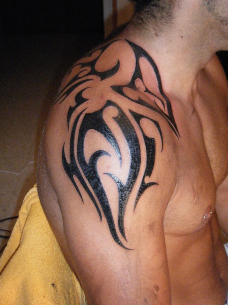 Tribal Shoulder Tattoos