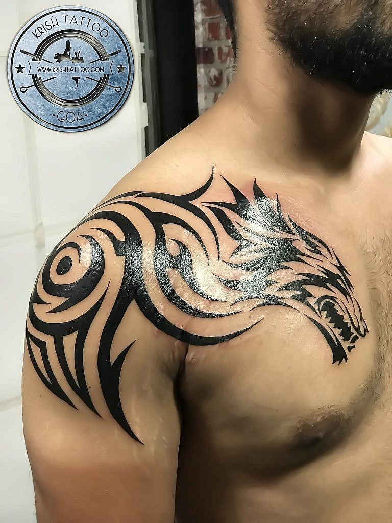 Tribal Wolf Tattoo Designs For Men Gallery Wolf Tattoos