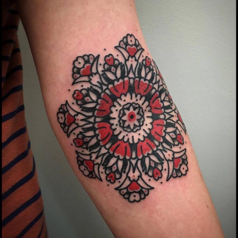 Triceps Mandala Tattoo By Noam Yona Tattoogrid Net