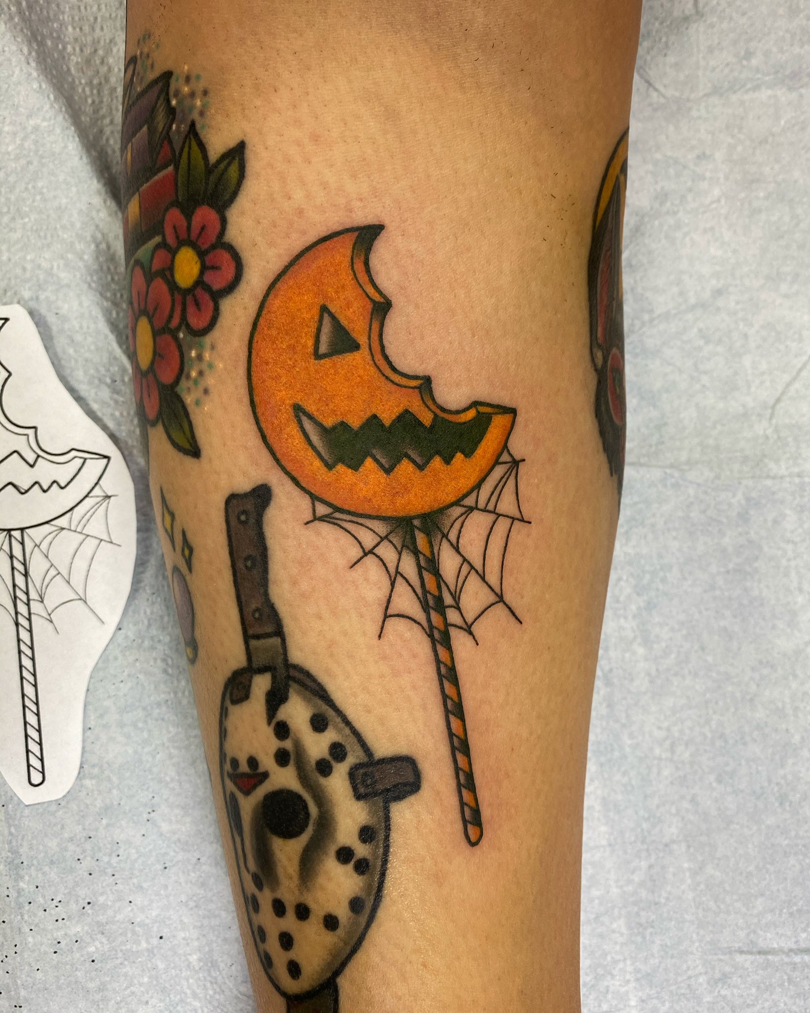 Trick R Treat Tattoo Flash Art Print Bundle Etsy