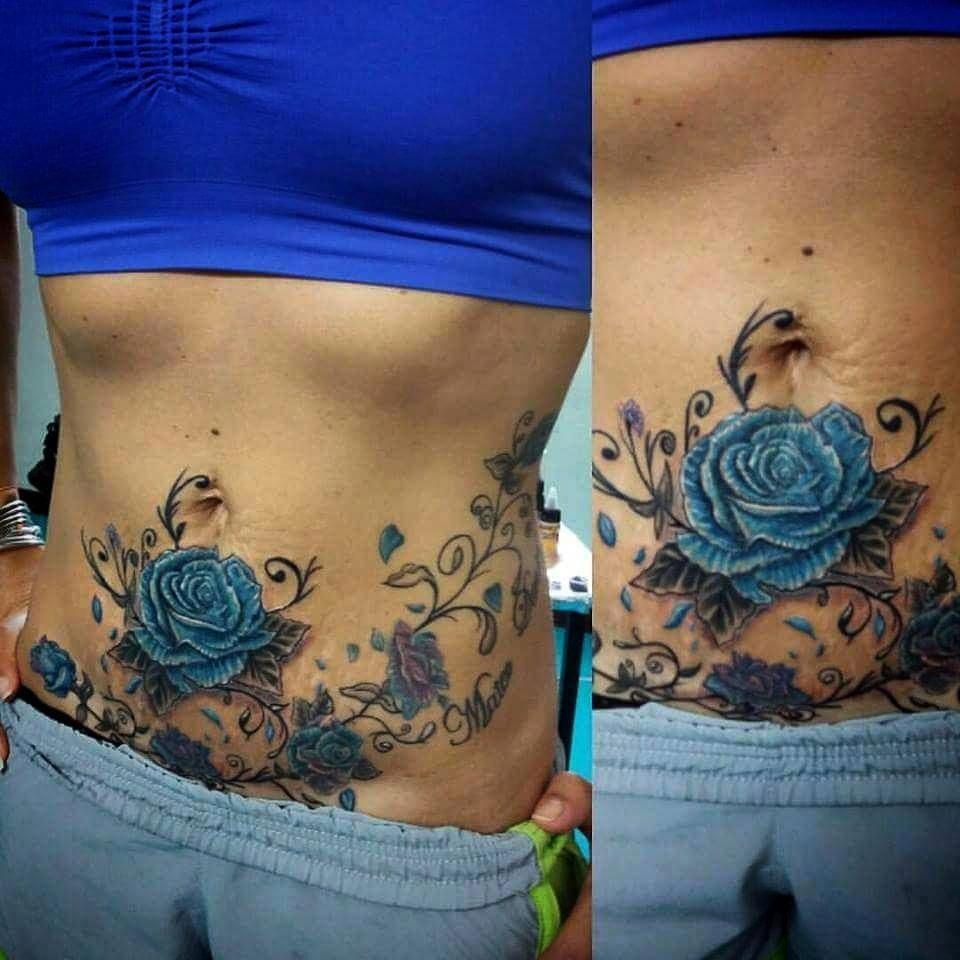 6 Creative Tummy Tuck Tattoo Cover Up Ideas