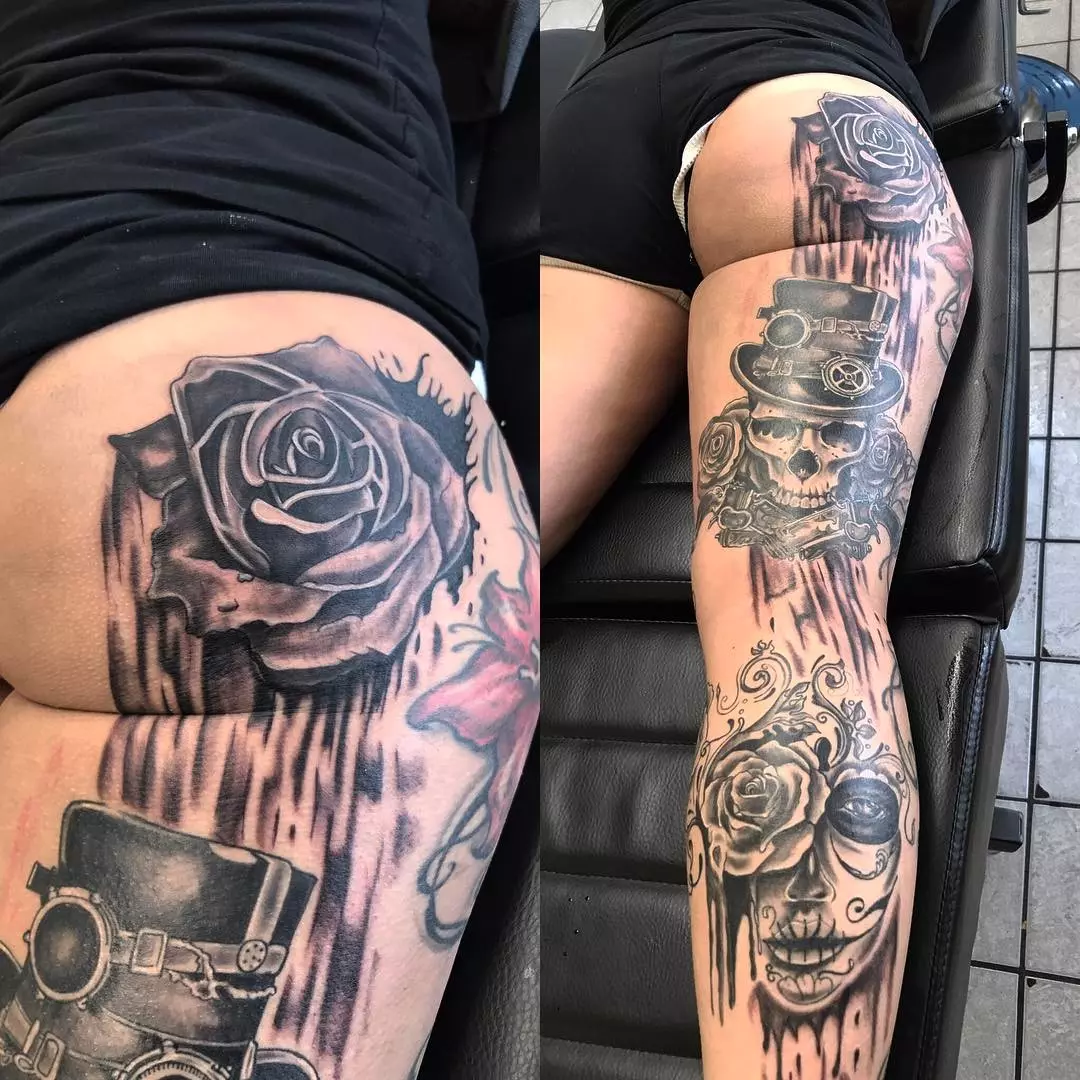 Under Butt Tattoos