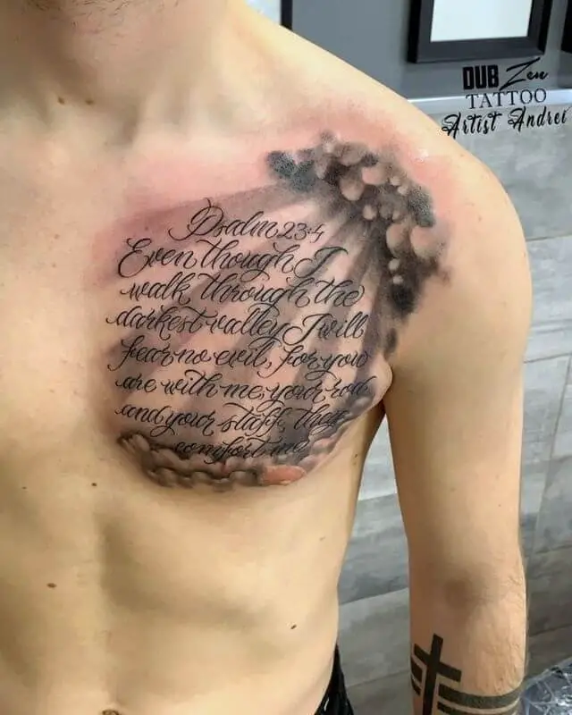 Update 65 Chest Tattoos Scripture Super Hot In Eteachers