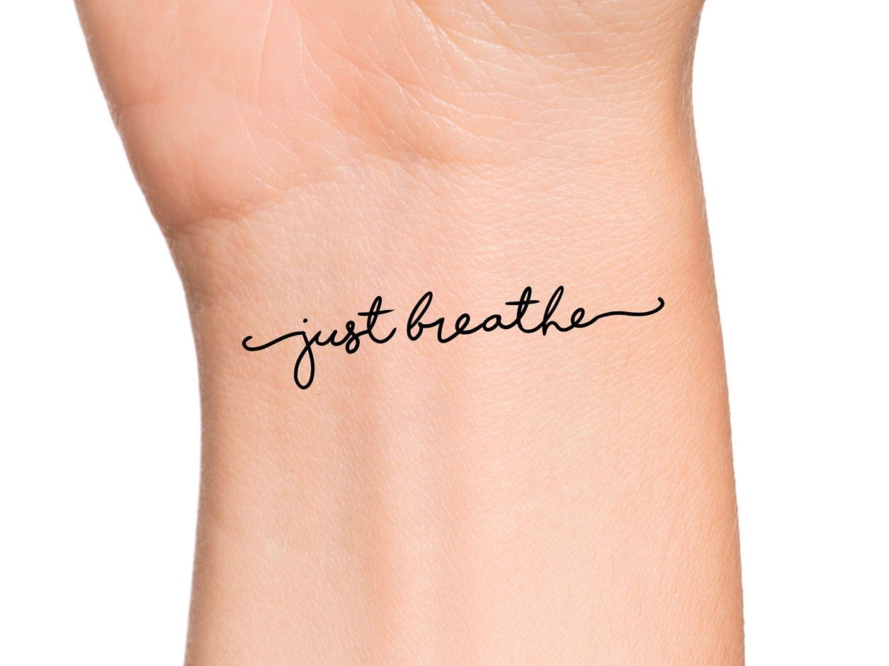 Update 72 Just Breathe Tattoo Latest In Cdgdbentre