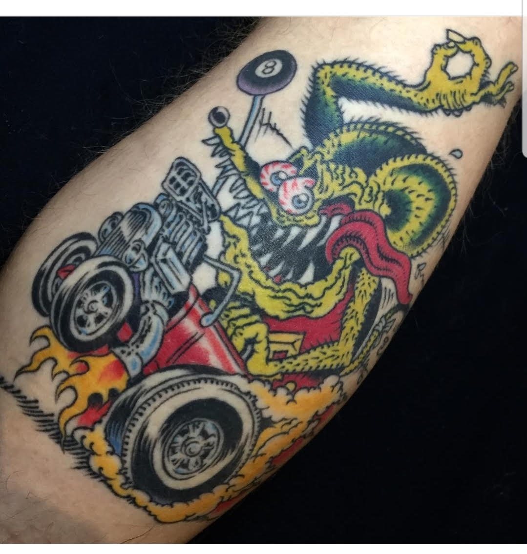 Update 73 American Traditional Hot Rod Tattoo Latest In Cdgdbentre