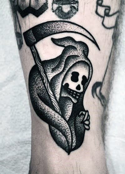 Update 73 American Traditional Reaper Tattoo In Cdgdbentre