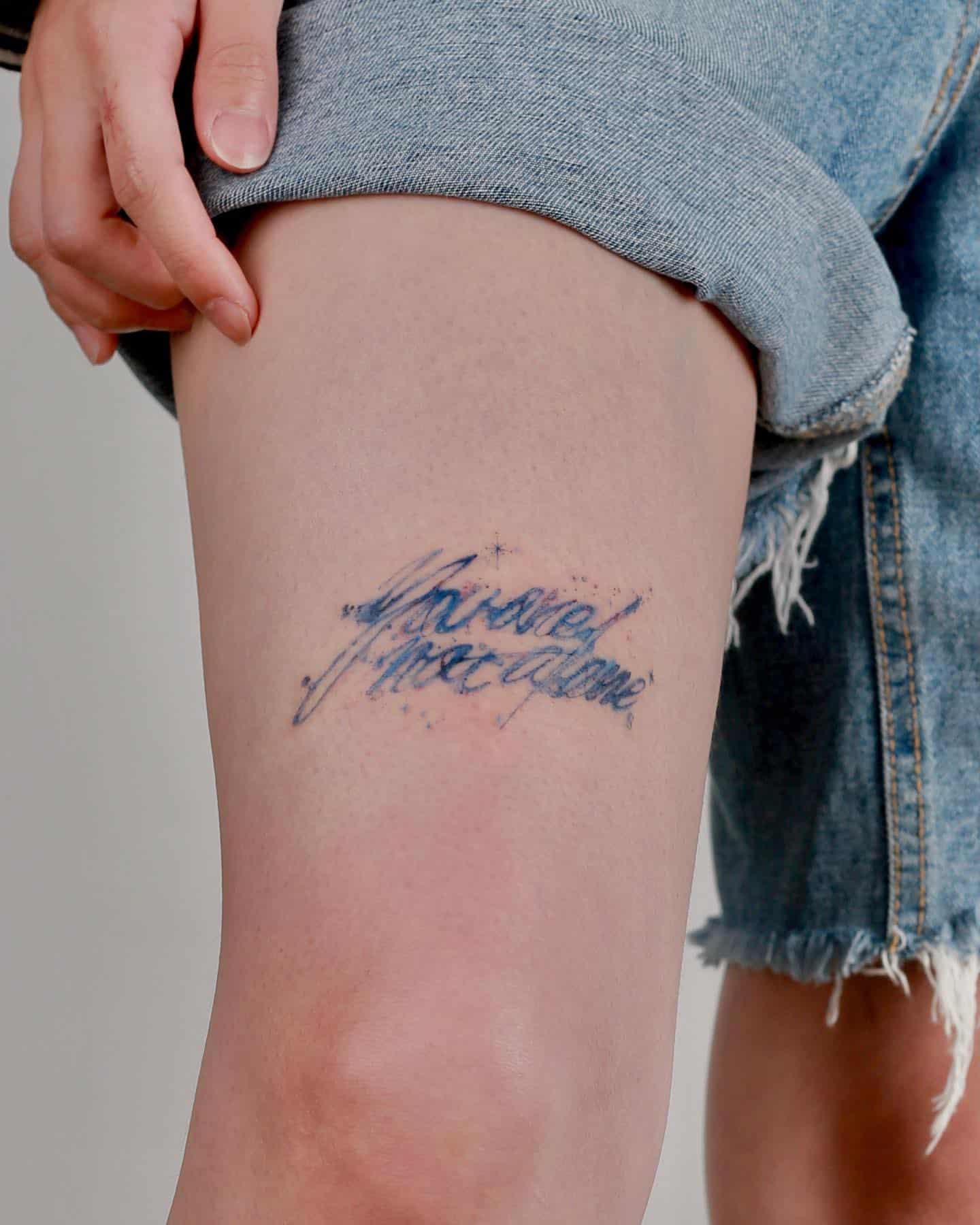 Update 82 Meaningful Thigh Tattoos Quotes Best In Cdgdbentre