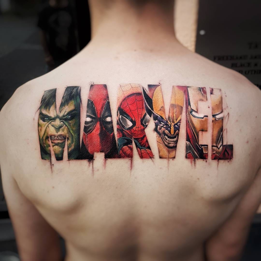 Update 84 Marvel Comic Tattoos Best In Cdgdbentre