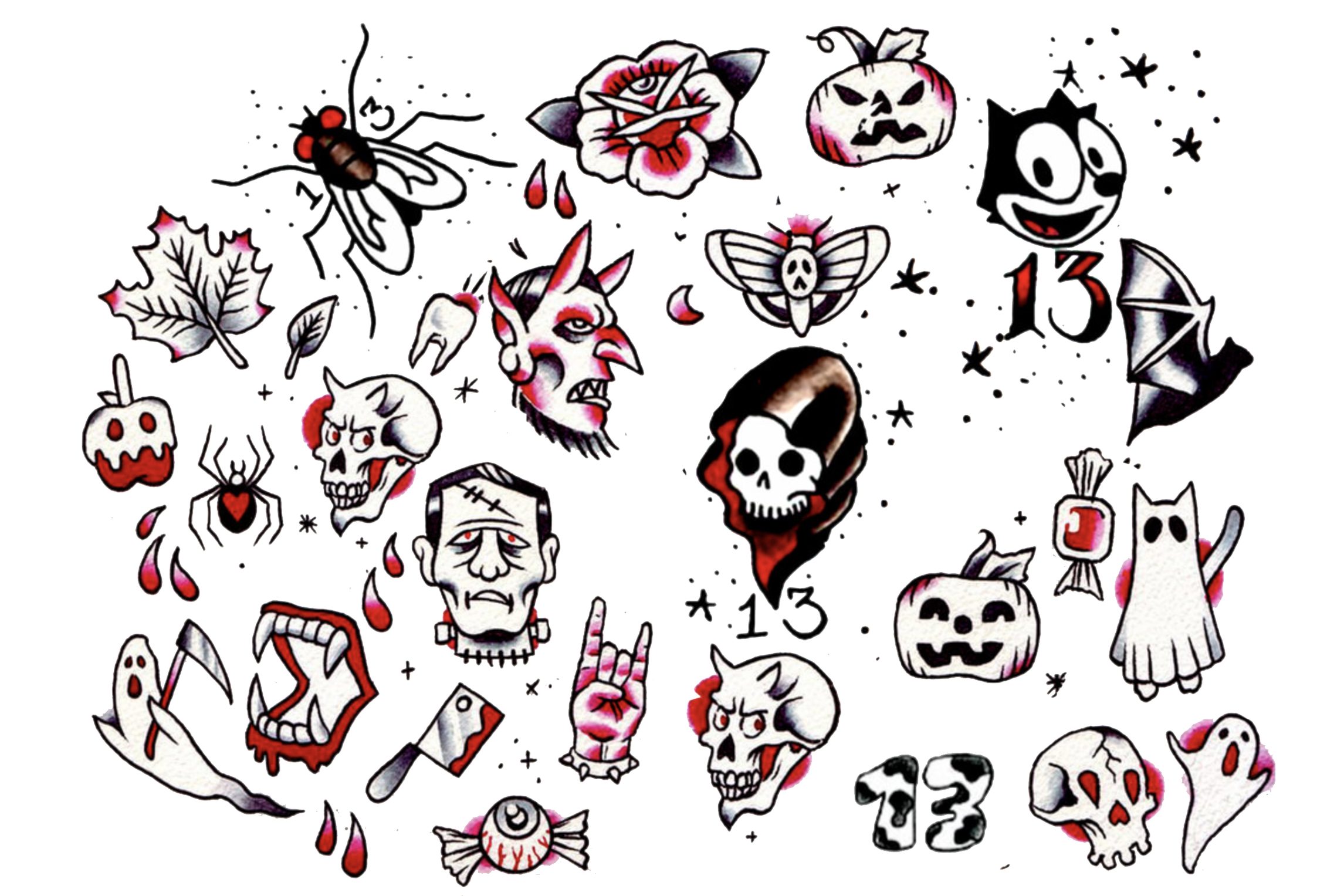 Update More Than 54 Friday The 13Th Tattoo Flash Best In Cdgdbentre