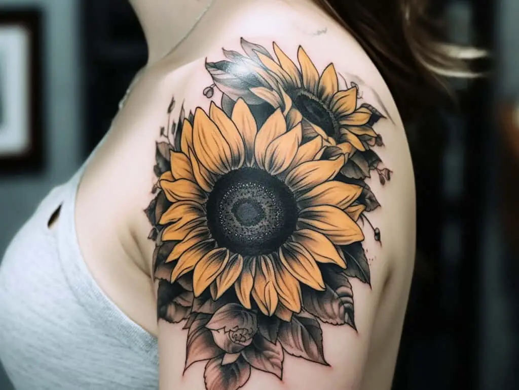 Update More Than 60 Meaningful Sunflower Tattoo Latest In Cdgdbentre