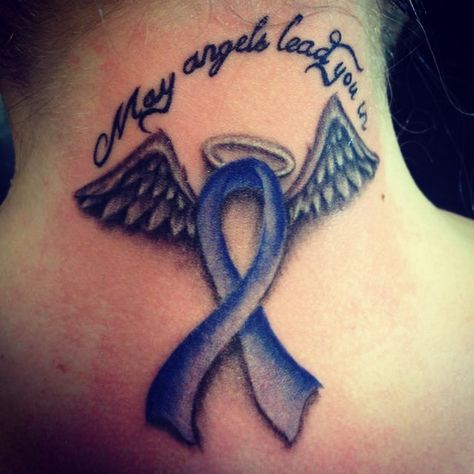 Update More Than 62 Colon Cancer Ribbon Tattoo Best In Cdgdbentre