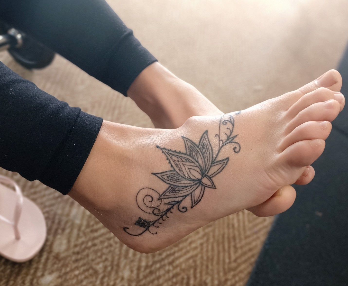 Update More Than 73 Lotus Flower Foot Tattoo In Eteachers