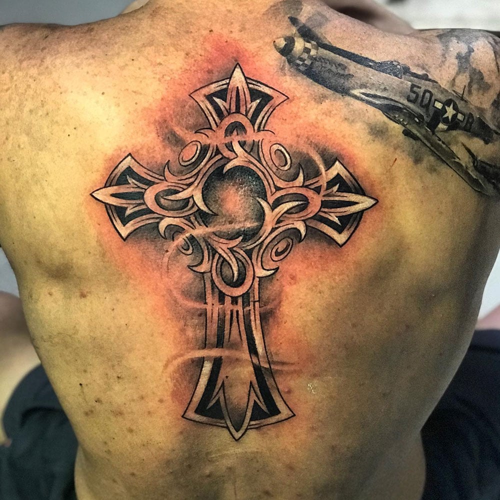 Update More Than 74 Back Cross Tattoo Best In Cdgdbentre