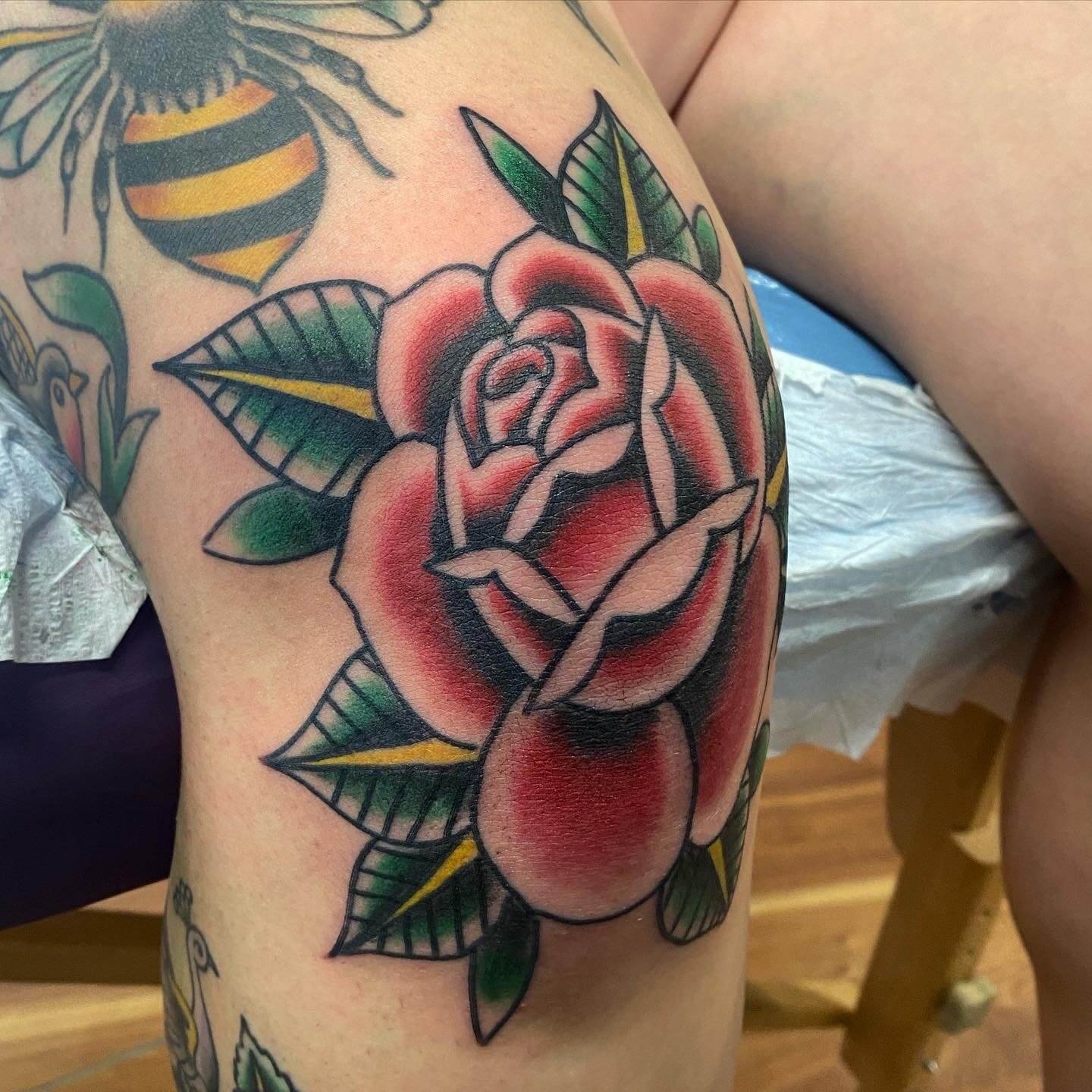 Update More Than 75 Traditional Flower Knee Tattoo In Cdgdbentre