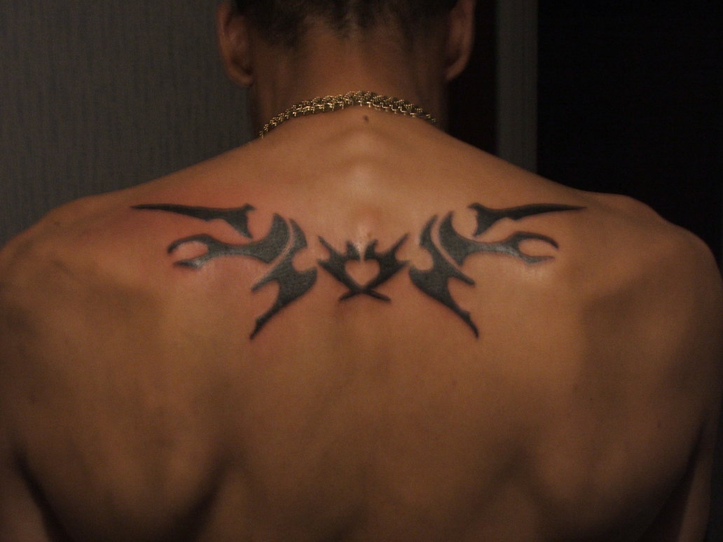 Upper Back Tattoos Designs For Men