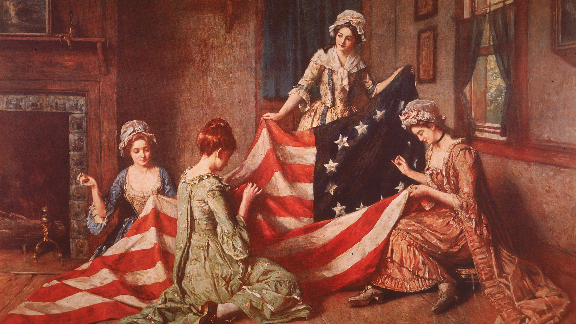 Us 1777 Betsy Ross Flag This 1777 Design Of The Flag Of Th Flickr