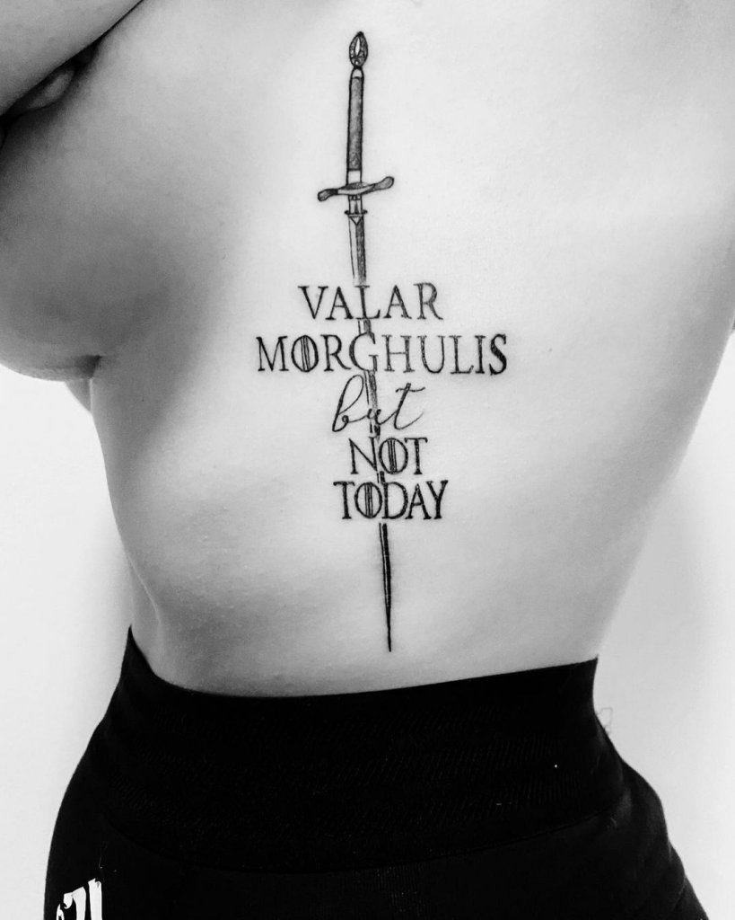 Valar Morghulis Tatouage