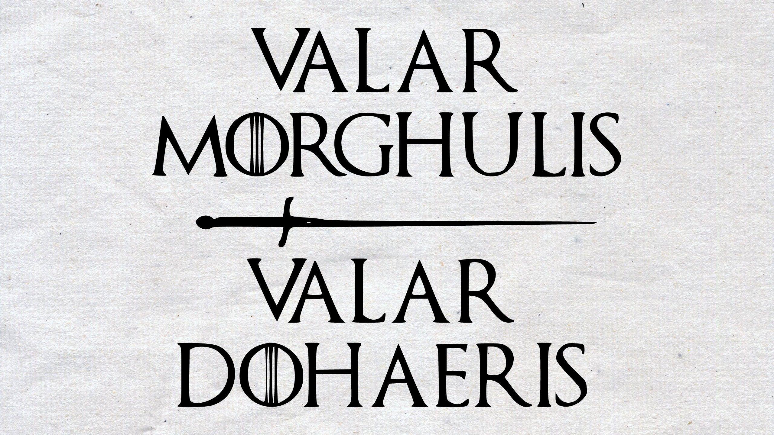 Valar Morghulis Valar Dohaeris Tattoo Meaning Design And Ideas Inkcites