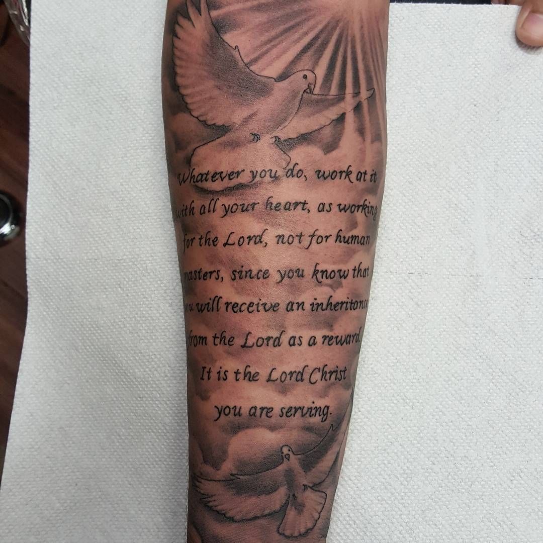 Verse Tattoos Scripture Tattoos Forearm Sleeve Tattoos