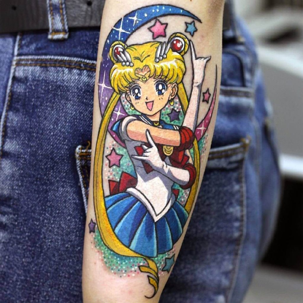 Vibrant Nostalgic 90S Cartoon Tattoo Ideas Capturing Iconic Ink