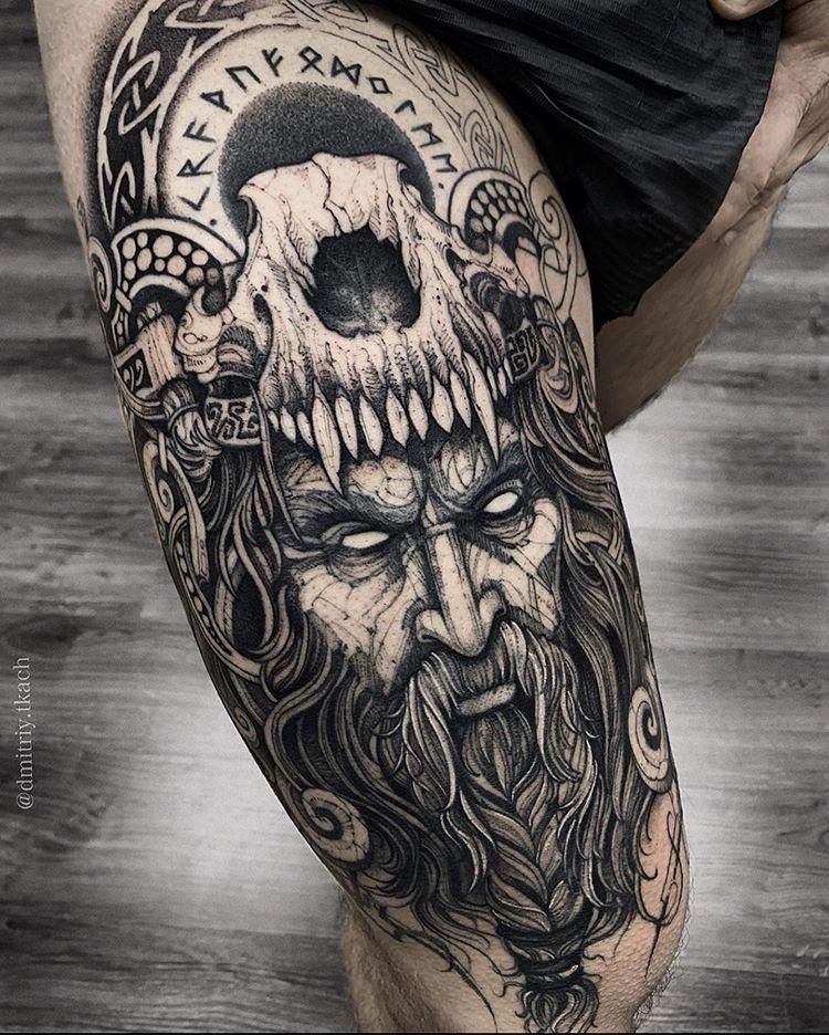 Viking Half Sleeve Vikings Animal Tattoo Tattoos