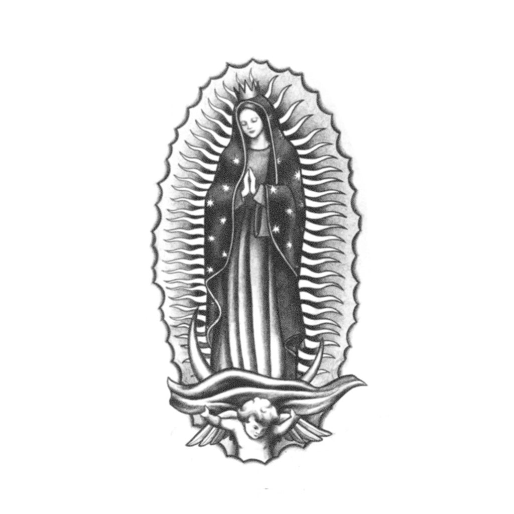 Virgin Mary Tattoo Outline: Inspiration and Ideas