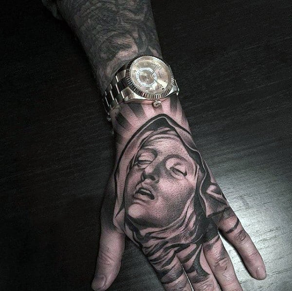 Virgin Mary Hand Tattoos: Meaning and Inspiration