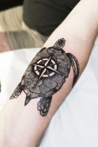 Wanderlust Inked Compass Tattoo Inspirations For Travel Enthusiasts