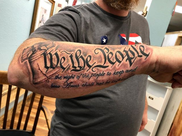 We The People Patriotic Tattoos