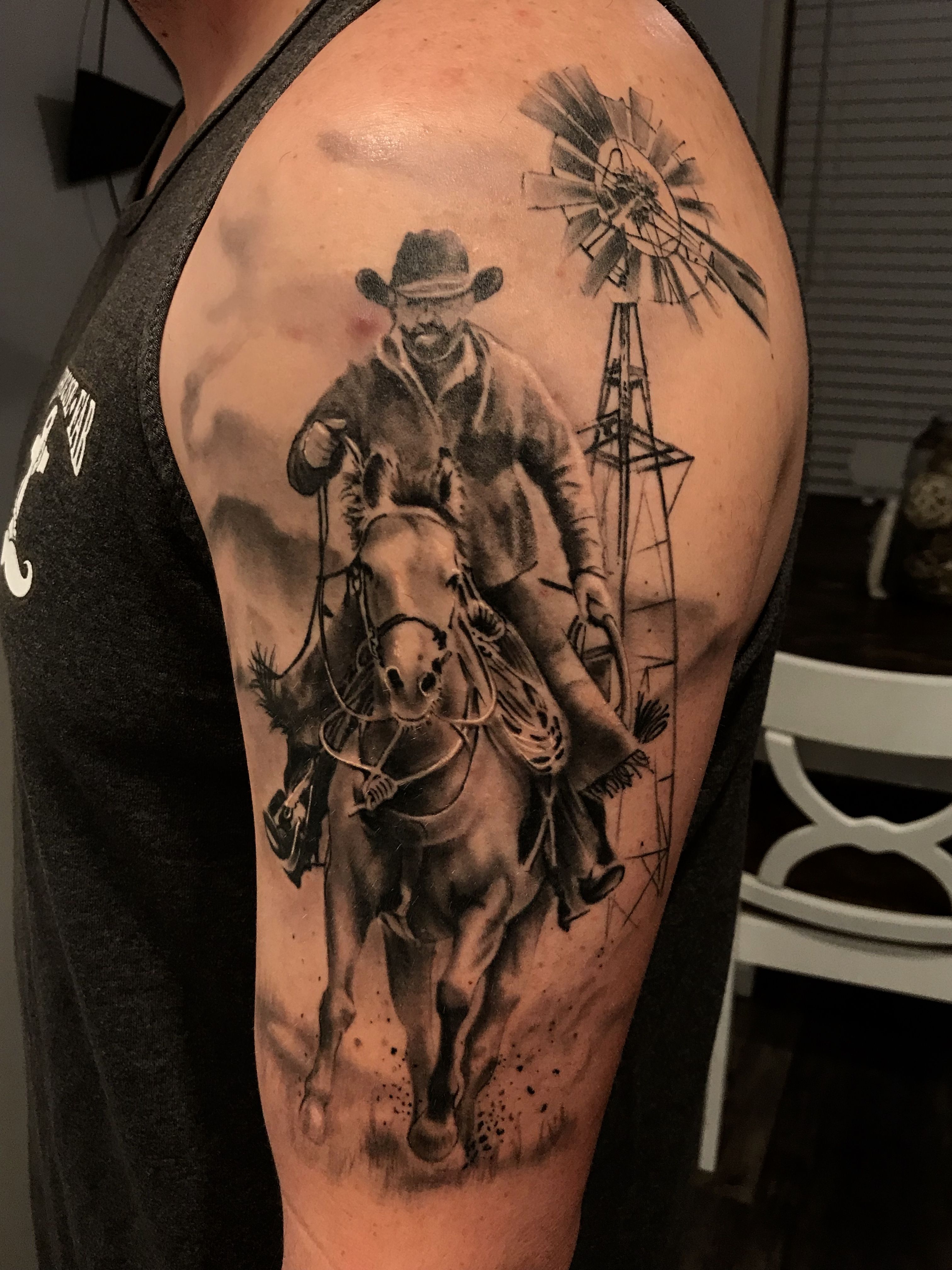 Western Tattoo Sleeve Tattoos For Women Cowboy Tattoos Western Tattoos