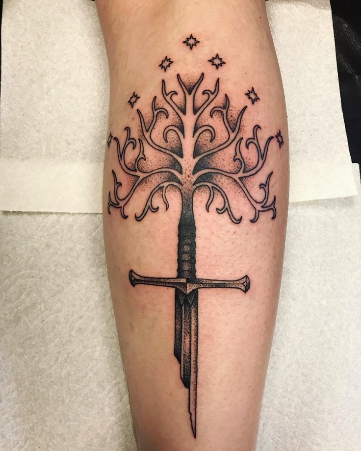 5 Stunning White Tree of Gondor Tattoo Ideas