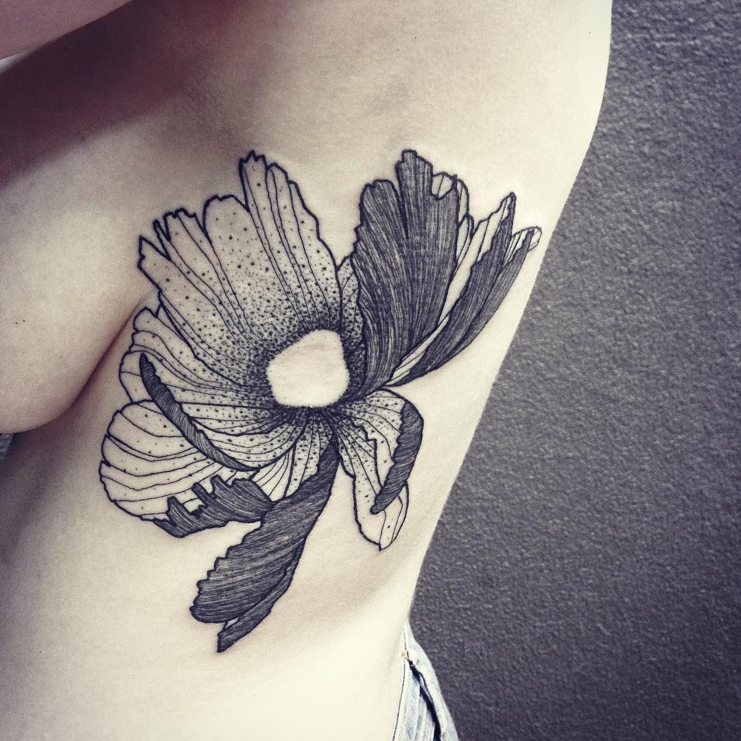 Wild Flower Done Tattoo Nantes Convention 2016 Wildstyleflower