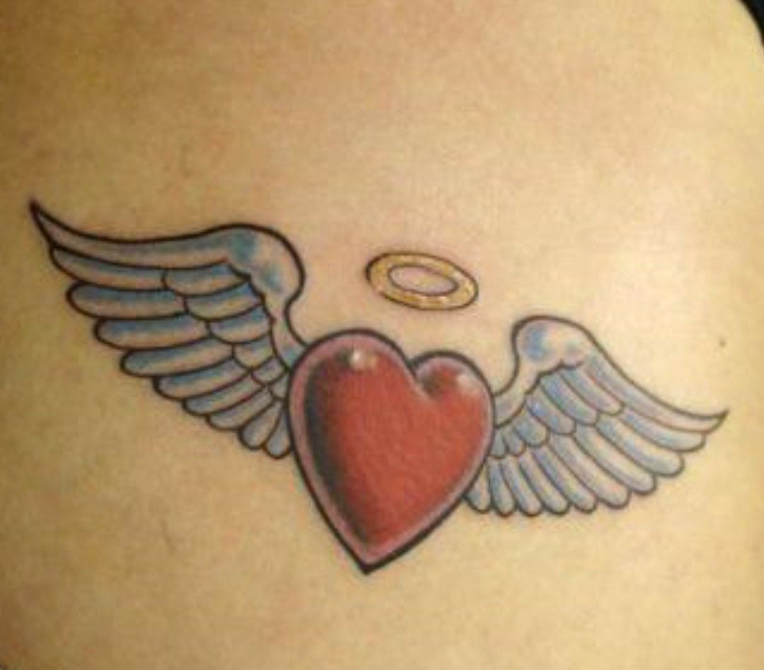 Wings Heart Heart Shaped Angel Wing Tattoo Angel Wings Tattoo Wings