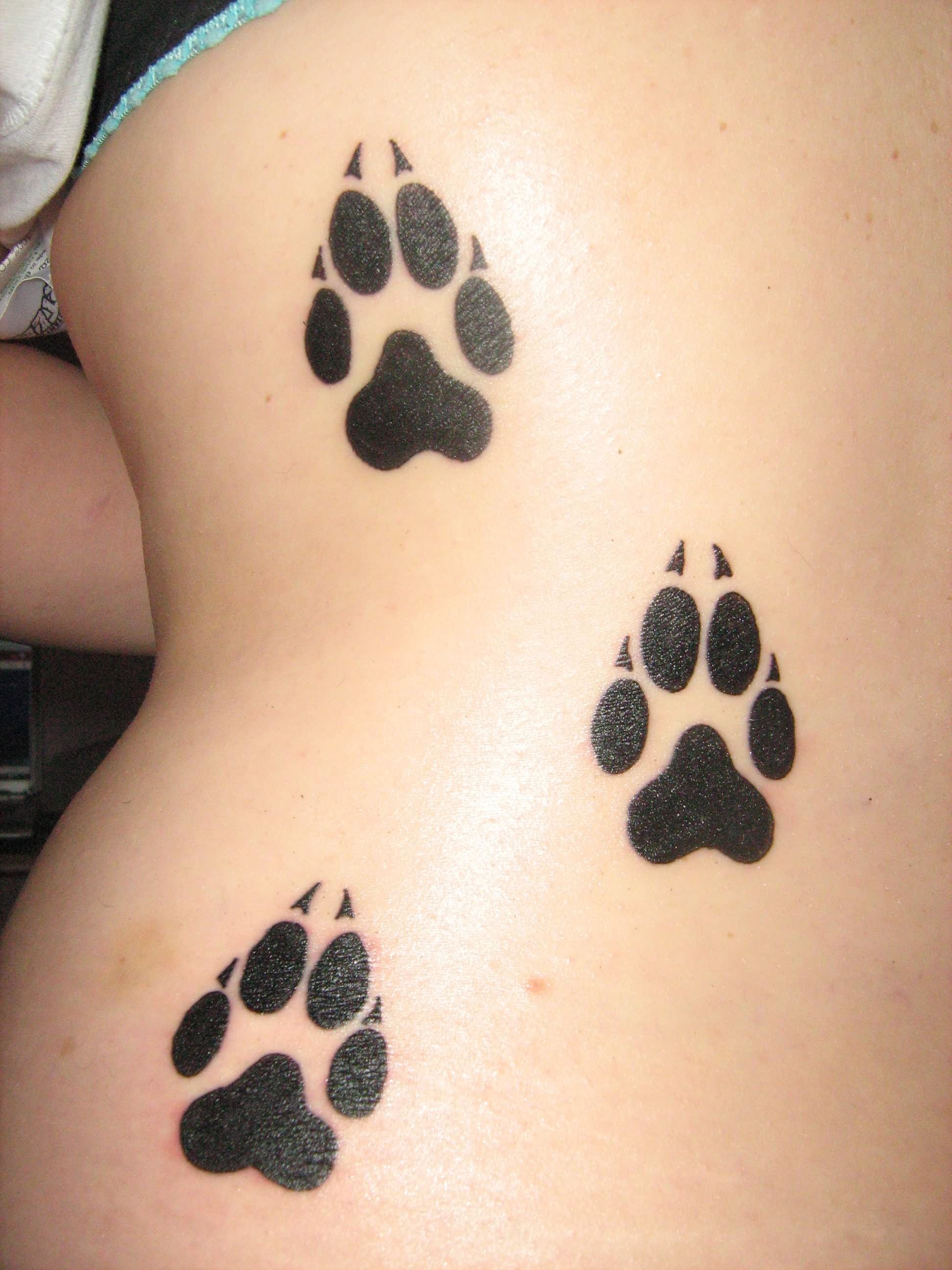 Wolf Paw Print Tattoo Ideas Draw Re