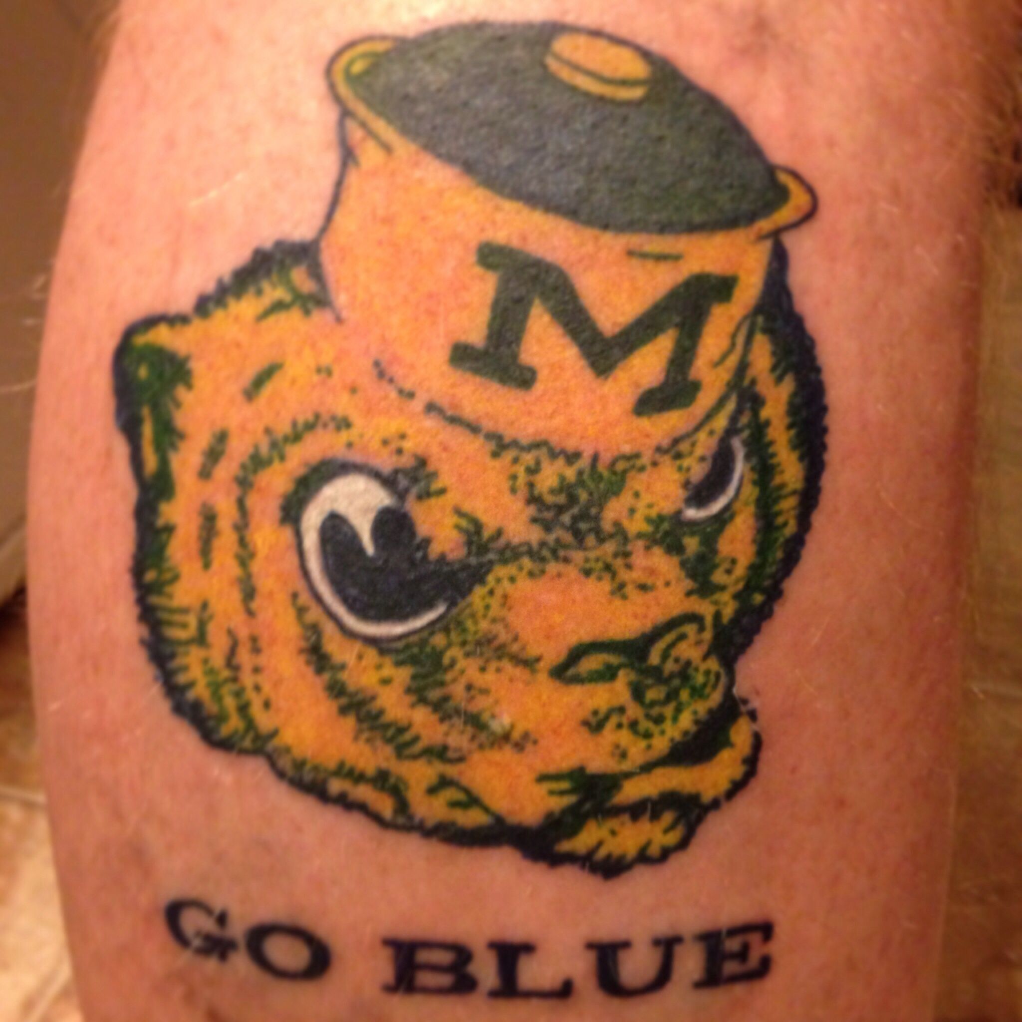 Wolverine Tattoo Michigan Tattoos Wolverine Tattoo Football Tattoo