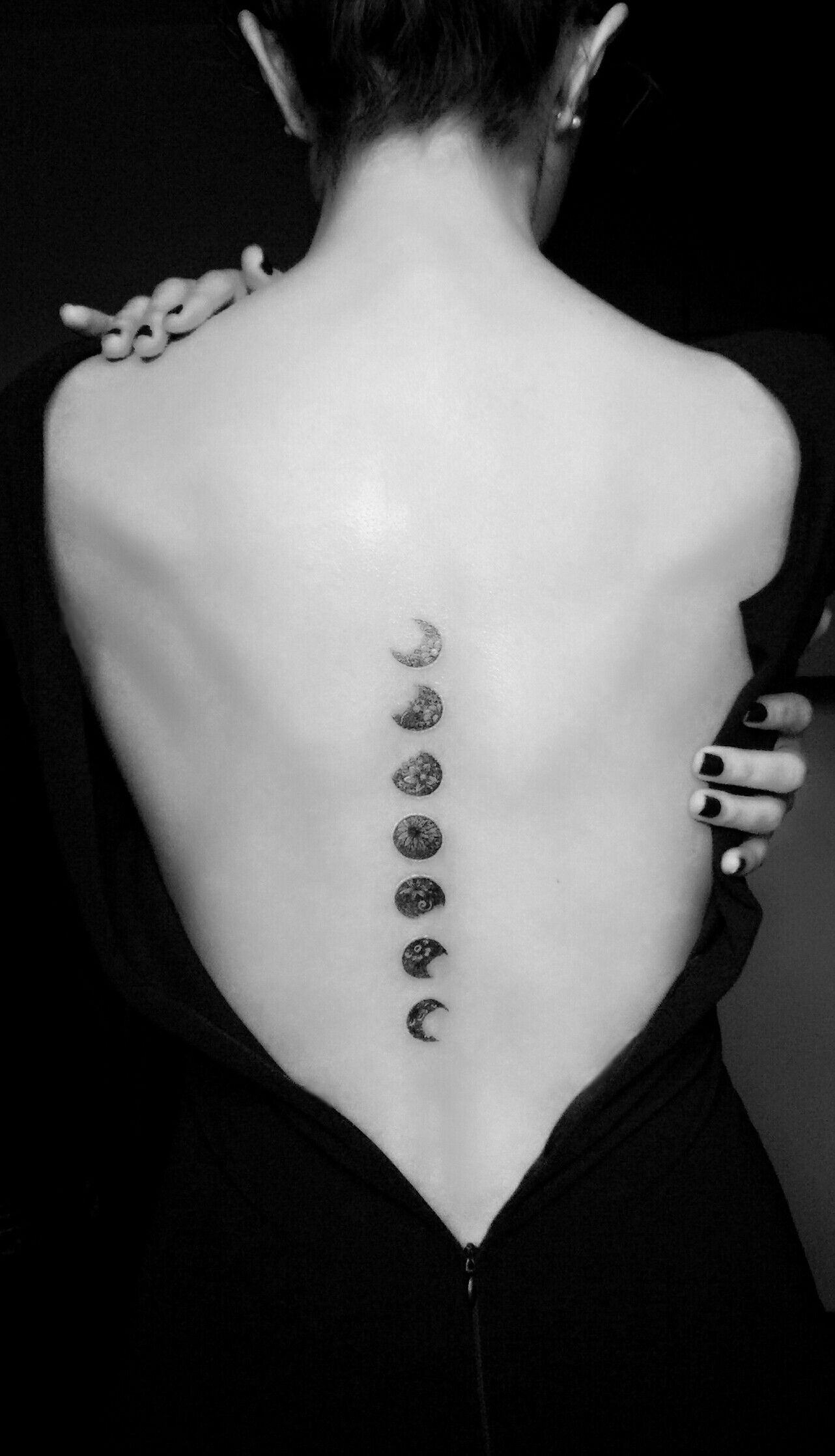 Moon Phases Tattoo Ideas for Women